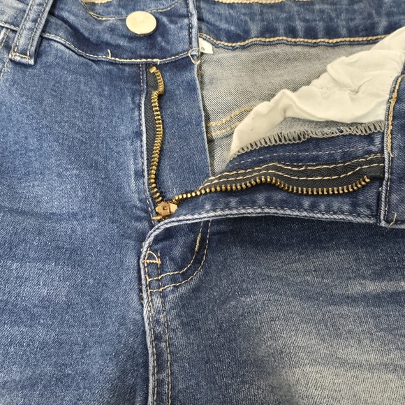 RASKOL Unisex Blue Performance Enhancing Demin Straight Leg Gym JANTS Size 28x30 - Picture 4 of 7